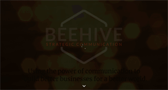 Desktop Screenshot of beehivepr.biz
